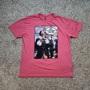 Elf Red Santa's Coming Men Sz XXL‎ Short Sleeve Red Shirt